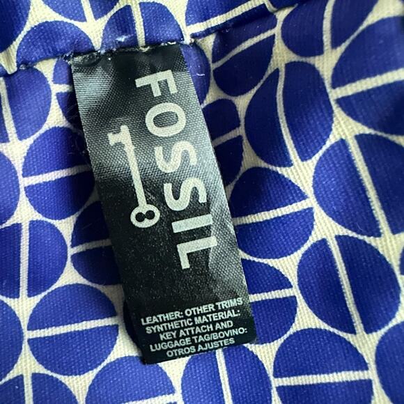 Vintage Fossil Key Per Diaper Bag Large Tote Coated Canvas Abstract Retro Print - Picture 11 of 16